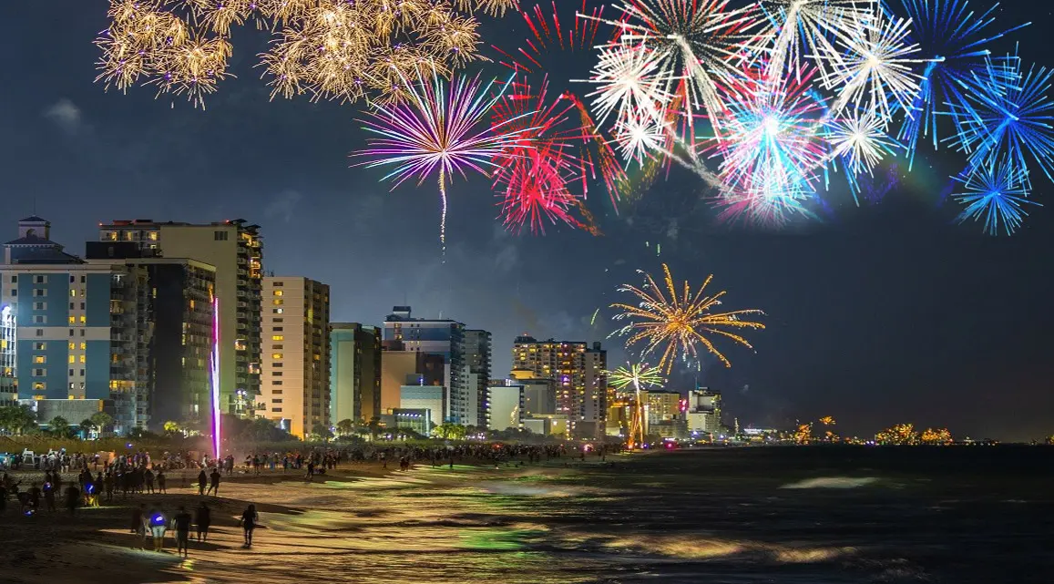 4th of July Fireworks in Myrtle Beach