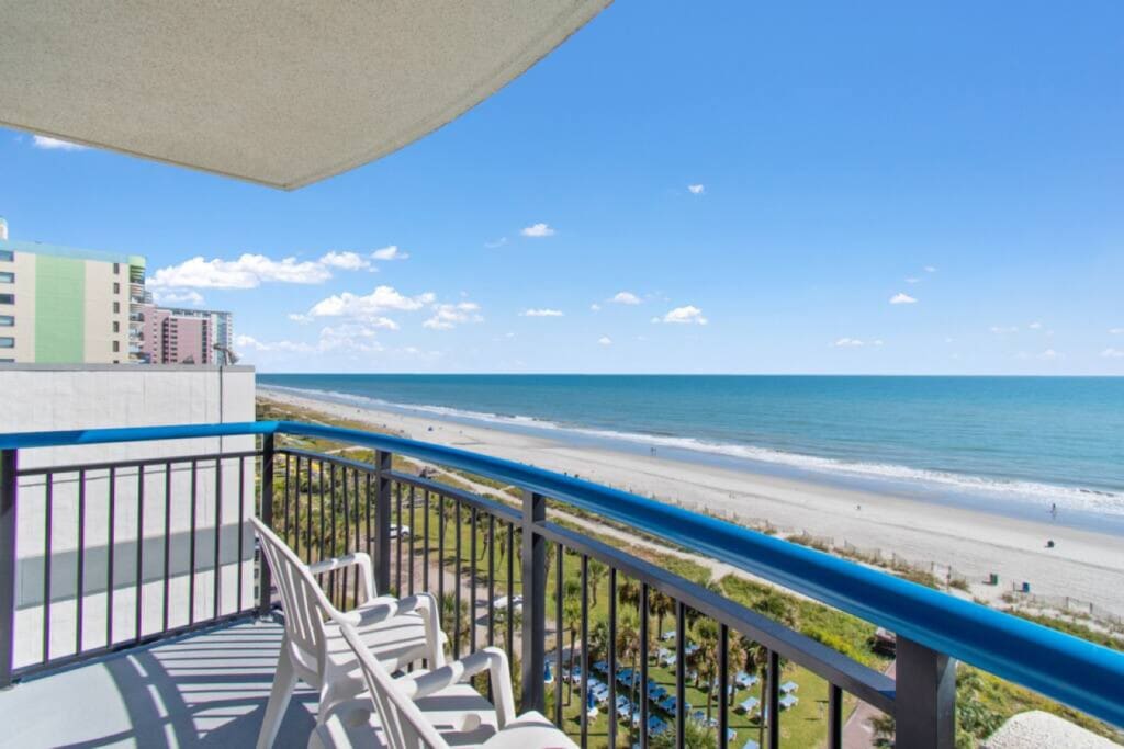 oceanfront balcony